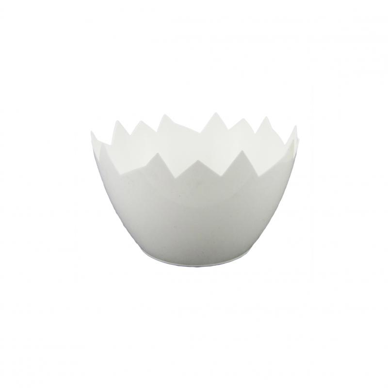 Osłonka plastikowa skorupka 12cm biała